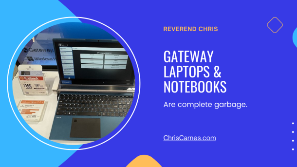 Gateway Is A Terrible Company Now | $120 laptop notebook